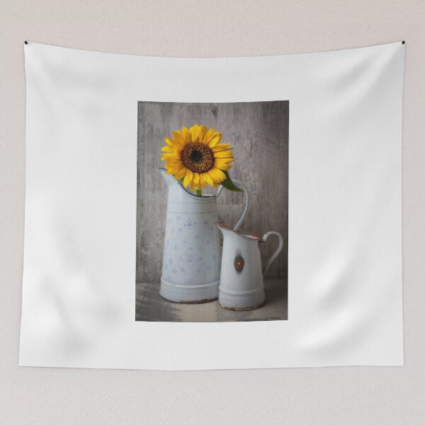 Item preview, Sunflower In Antique French Pitcher designed and sold by Garry Gay.