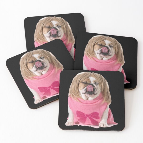Item preview, Dog With Wig                 designed and sold by HabitationBohe.