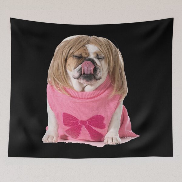 Item preview, Dog With Wig                 designed and sold by HabitationBohe.