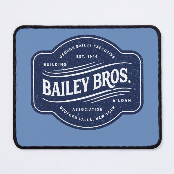 Artikelvorschau, Bailey Brothers Building and Loan Association Schild, George Bailey Executive Officer, Weihnachtsdesign entworfen und verkauft von SleeplessLady.