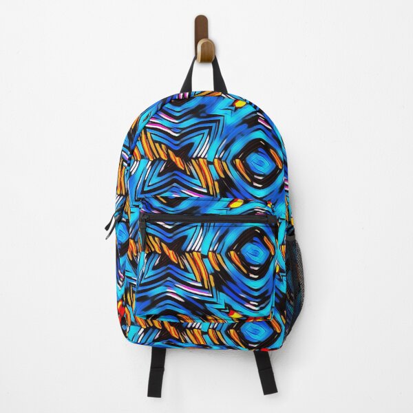 Item preview, Blue yellow abstract psychedelic liquid soft water aqua texture designed and sold by fuzzyfox.