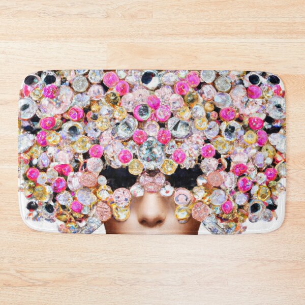 Item preview, Fine Art Headpiece Crystal Masquerade Mask Art, Fashion Photography, Altered Model Portrait. Digital Art Print, Printable Wall Art designed and sold by RadRococo.