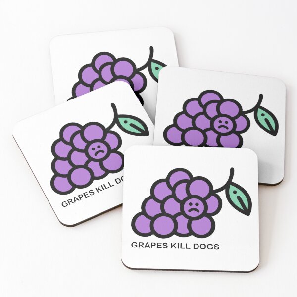 Item preview, Grapes Kill Dogs - Sad Grapes designed and sold by DottieAndSpot.
