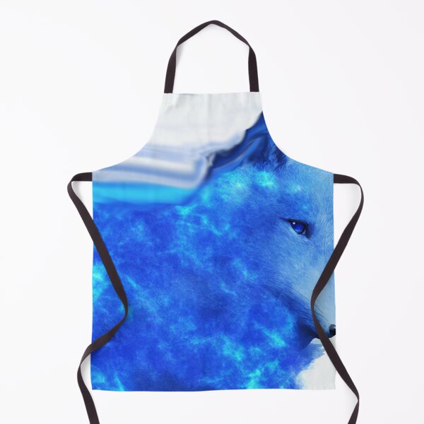 Item preview, Blue Foxes with Blue Flames Digital Art designed and sold by DesignerKin.