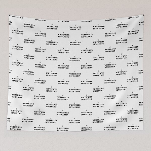 Item preview, #WHITEPAPERREVOLUTION designed and sold by TristianDaCuna.
