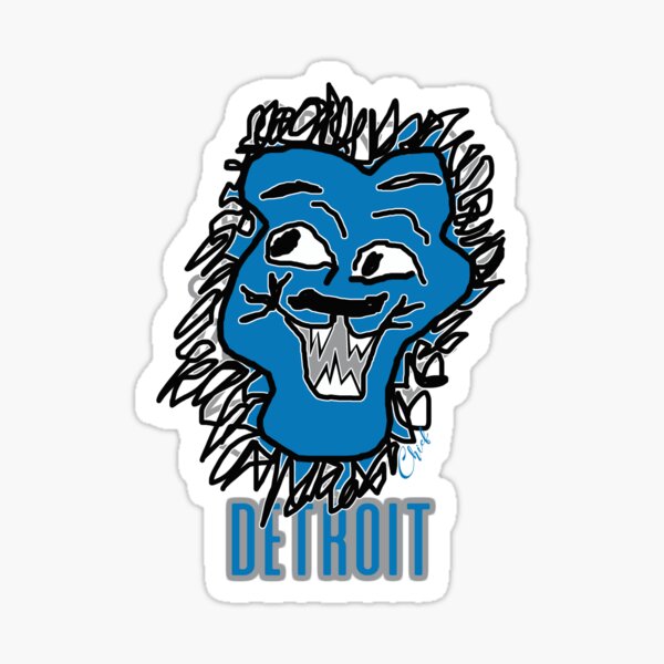 Detroit Lions Stickers for Sale