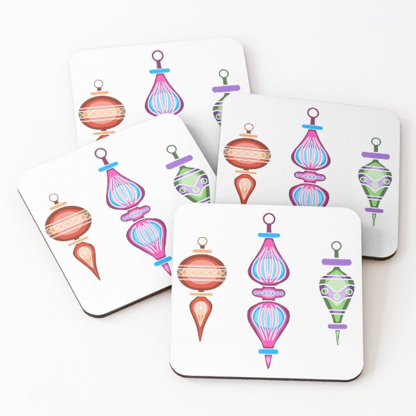 Item preview, Colorful Vintage Christmas Ornaments designed and sold by Claudia McBain.