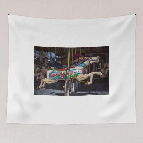 Item preview, American Flag Carrousel Horse designed and sold by Garry Gay.