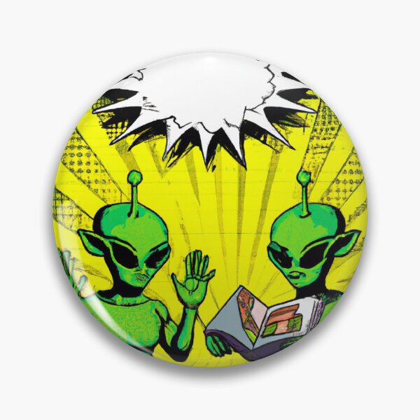 Item preview, Aliens learning from a book, comic designed and sold by beadon.