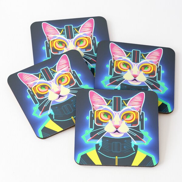 Item preview, CyberCat 1 designed and sold by CSkyesCreations.