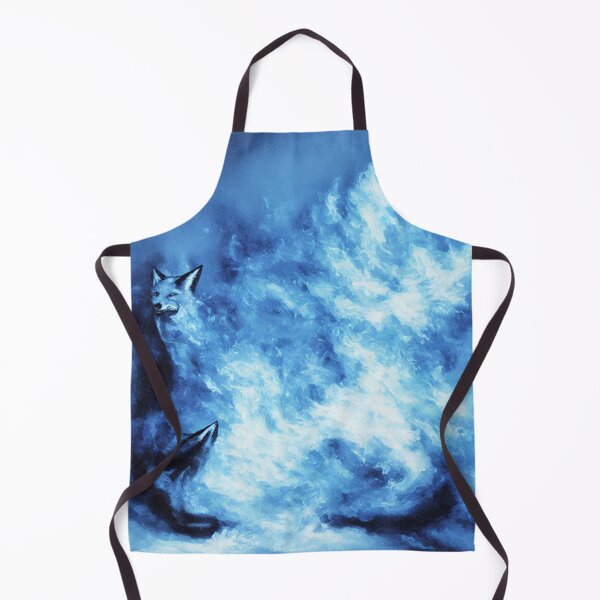 Item preview, Blue Foxes with Blue Flame Bodies Digital Art designed and sold by DesignerKin.