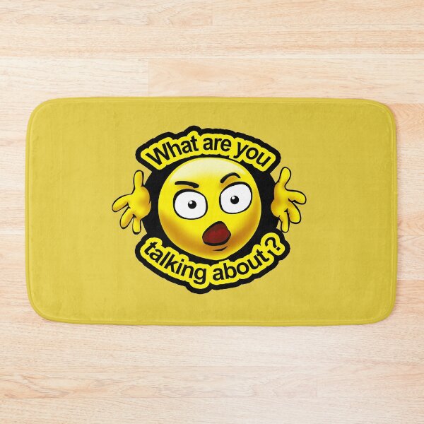 Item preview, Angry Emoji Face - What are you talking about? designed and sold by Digi Artworks Store.