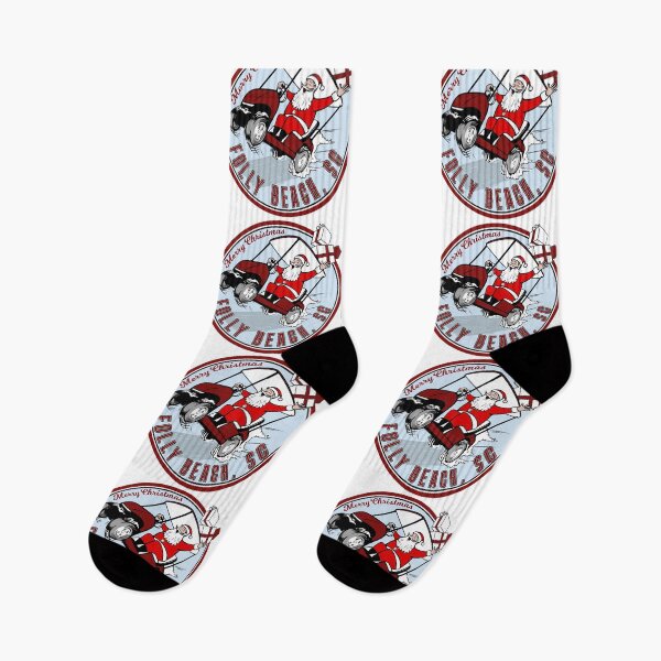 Item preview, Christmas in Folly Beach, SC (Garnet) designed and sold by positiveimages.