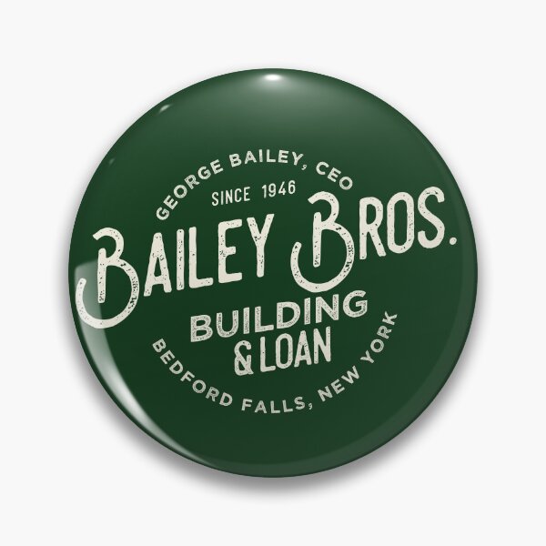 Artikelvorschau, Kopie des Schildes der Bailey Brothers Building and Loan Association, George Bailey Executive Officer, Christmas Design entworfen und verkauft von SleeplessLady.