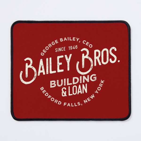 Item preview, Copy of Bailey Brothers building and loan association shield, George Bailey executive officer, Christmas Design designed and sold by SleeplessLady.