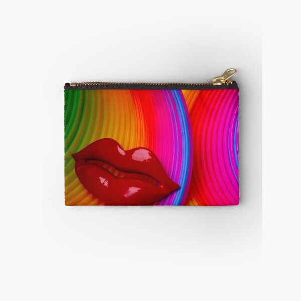 Item preview, Red lips On Colorful Rings designed and sold by Garry Gay.