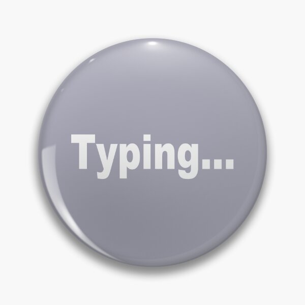 Item preview, Typing... White designed and sold by Junasaji.