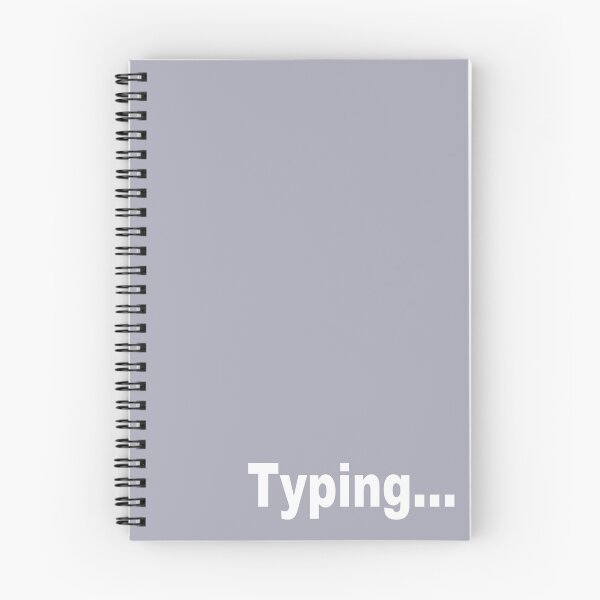 Item preview, Typing... White designed and sold by Junasaji.