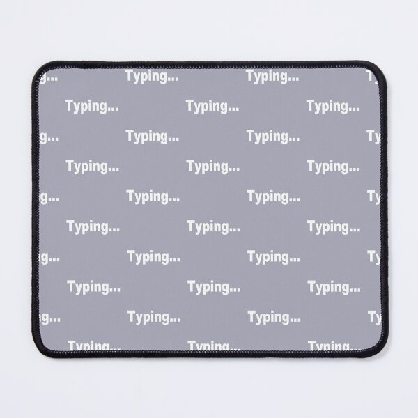 Item preview, Typing... White designed and sold by Junasaji.