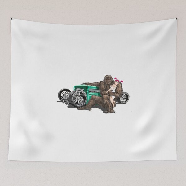 Item preview, big foot hotrod girl designed and sold by robertrios11.