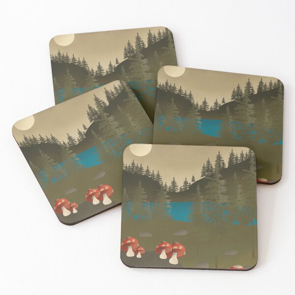 Item preview, Mushroom Landscape Notebook designed and sold by abbie-kae.