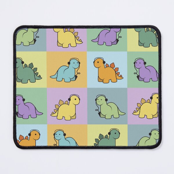 Item preview, Dinosaur Colorful Grid Pattern designed and sold by vron615.