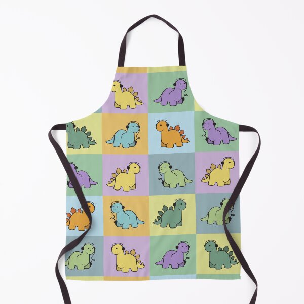 Item preview, Dinosaur Colorful Grid Pattern designed and sold by vron615.