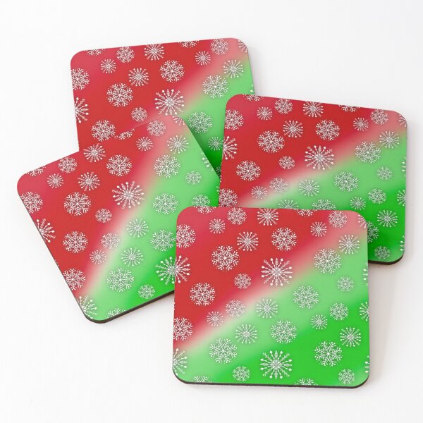 Item preview, Snowflake Blizzard Red and Green designed and sold by abbie-kae.