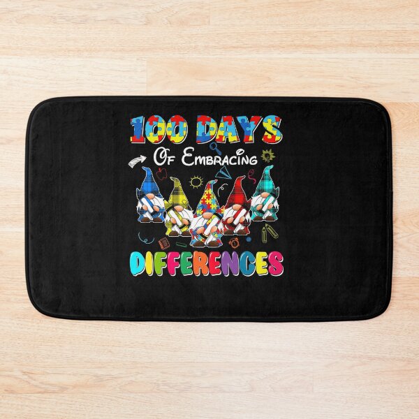 Item preview, 100 Days Of Embracing Differences Sped Teacher Autism Gnomes designed and sold by SamArtistbyAUS.