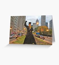 +Brother Nathanael in Chicago!//Michigan Ave & Chicago Inst of the Arts! Greeting Card