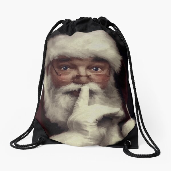 Saint Nick Drawstring Bag