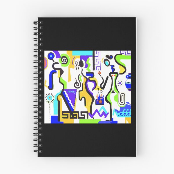 Item preview, Greek women dancing in ocean waves (maenads) designed and sold by katekennedyarts.