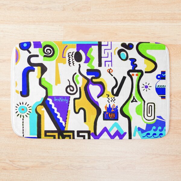 Item preview, Greek women dancing in ocean waves (maenads) designed and sold by katekennedyarts.
