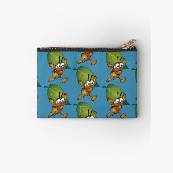 Item preview, Brown worker ant carrying a leaf designed and sold by WorkerAnts.