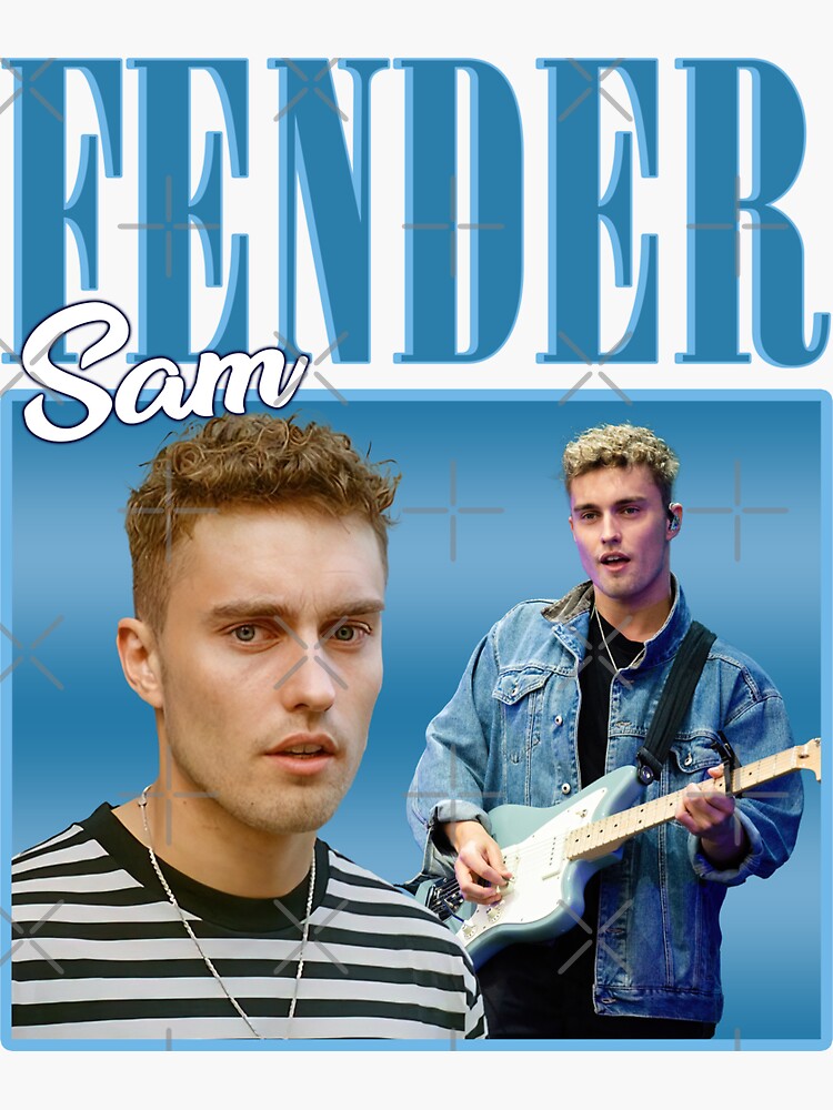"Sam Fender Retro" Sticker for Sale by DinaAufderhar Redbubble