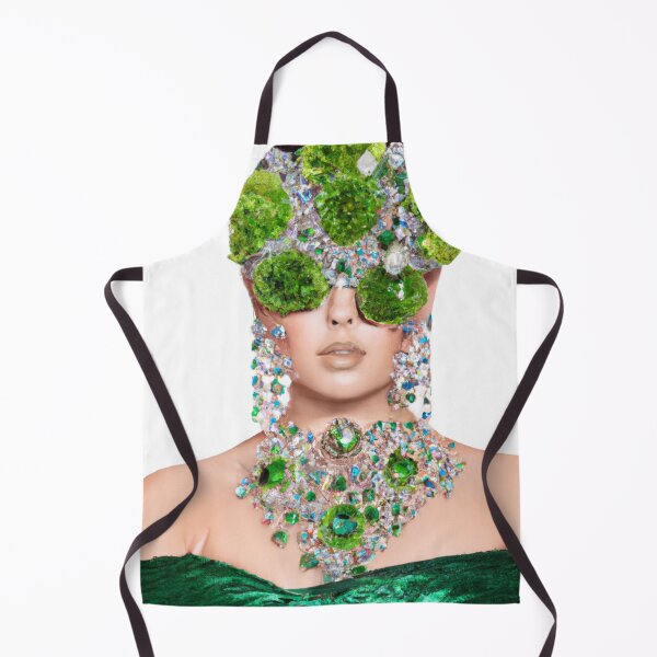Item preview, Fine Art Headpiece Crystal Masquerade Mask Art, Fashion Photography, Altered Model Portrait. Digital Art Print, Printable Wall Art designed and sold by RadRococo.