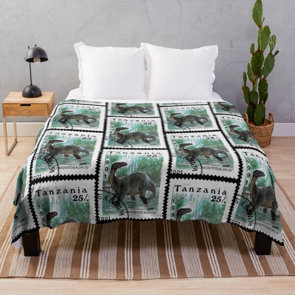 Item preview, Tanzania Dinosaur Stamp Edmontosaurus designed and sold by 2AGoodHome.