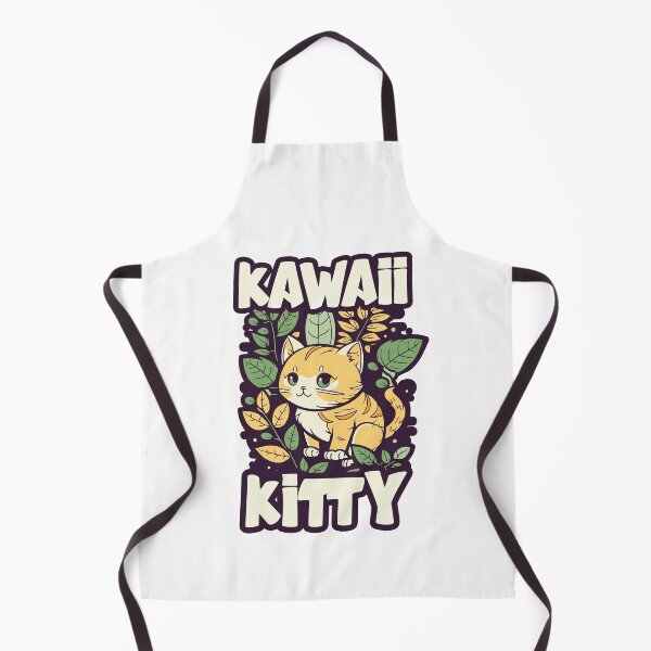 Item preview, Kawaii Kitty in the forest designed and sold by Rabbit In The Sun.