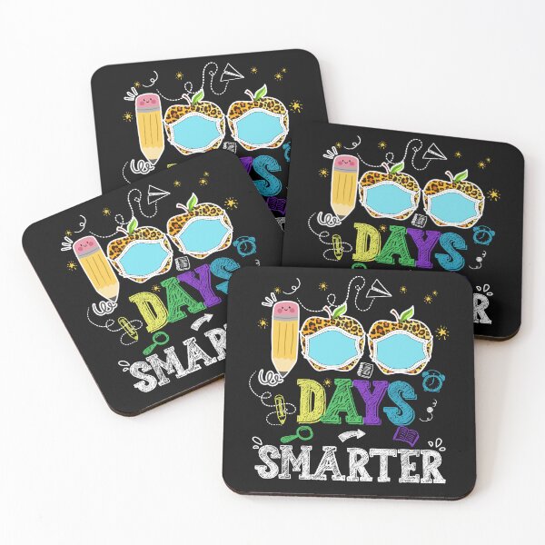 Item preview, 100 Days Smarter Teacher 100th Day of School designed and sold by SamArtistbyAUS.