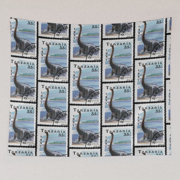 Item preview, Tanzania  Dinosaur Stamp Diplodocus designed and sold by 2AGoodHome.
