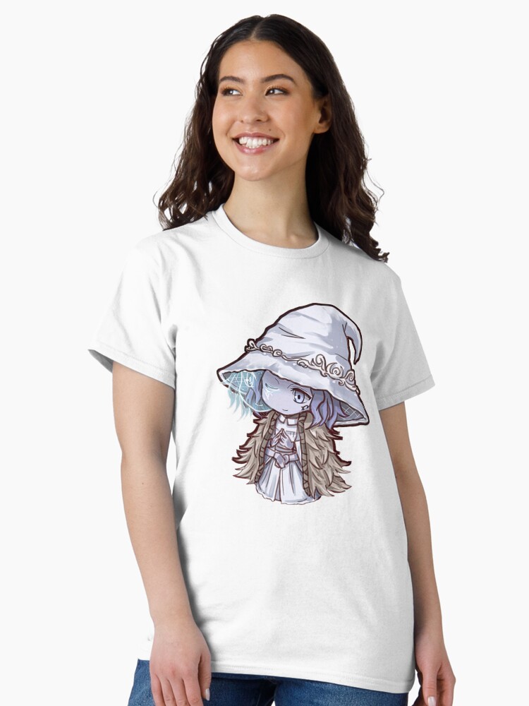 Thumbnail 1 of 7, Classic T-Shirt, Elden Ring Chibi Ranni the Witch designed and sold by KapsiStudio.