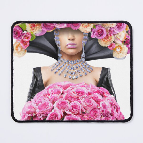 Item preview, Fine Art Headpiece Crystal Masquerade Mask Art, Fashion Photography, Altered Model Portrait. Digital Art Print, Printable Wall Art designed and sold by RadRococo.