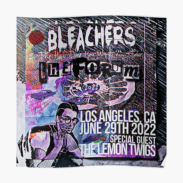 "Bleachers fan made poster for the forum 2022" Poster for Sale by MoreAbundance Redbubble