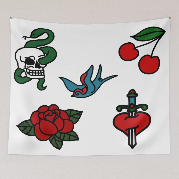 Item preview, Classic american tattoo sketches  designed and sold by Simonsdesign.