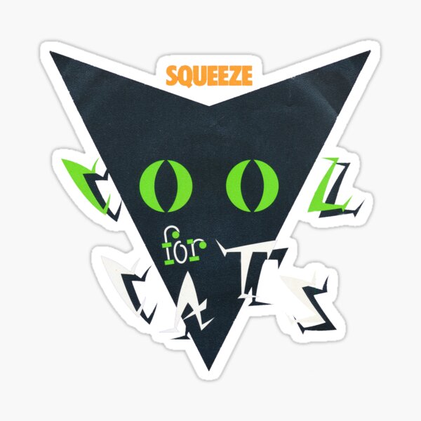 Squeeze Cool For Cats Sticker