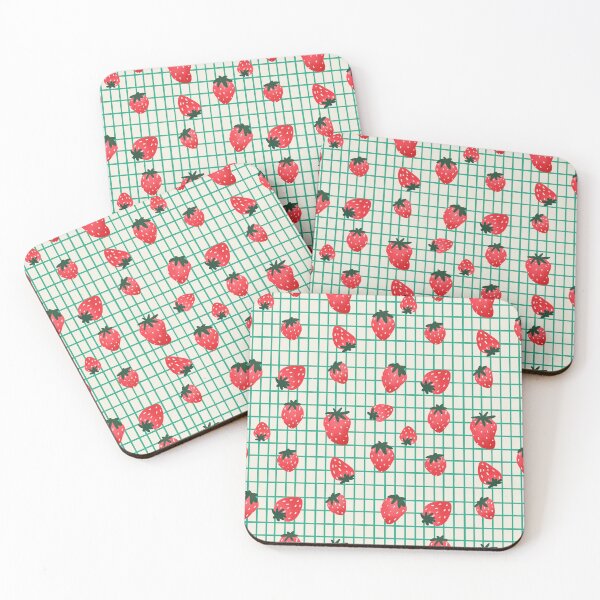 Item preview, Strawberries in Green Basket Pattern designed and sold by CavaCreates.