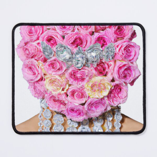 Item preview, Fine Art Headpiece Crystal Masquerade Mask Art, Fashion Photography, Altered Model Portrait. Digital Art Print, Printable Wall Art designed and sold by RadRococo.