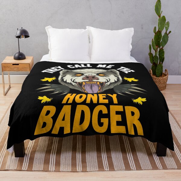 Item preview, Mean Angry Snarling Honey Badger. designed and sold by Gold Wings Tees.
