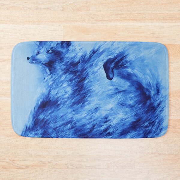 Item preview, Copy of  Blue Foxes with  Blue Flame Bodies Digital Art designed and sold by DesignerKin.