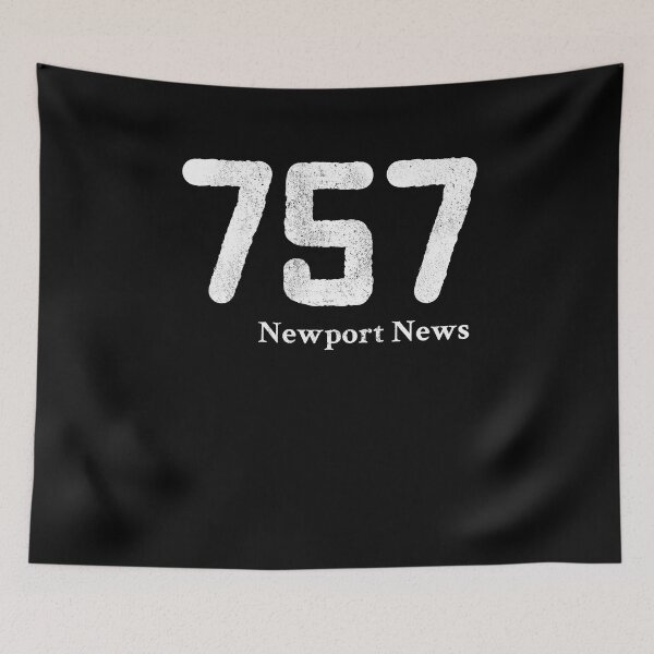Item preview, Area Code 757 Newport News Virginia designed and sold by Gold Wings Tees.
